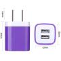 USB Charger Plug, Wall Charger, Charging Block, 5-Pack 2.1A/5V Portable Power Cube Charger Adapter Compatible with iPhone 11/11 Pro Max/Xs Max/Xs/XR/X/8/7/6S/6 Plus, Samsung, LG, Moto, Android Phone
