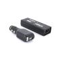 11-in-1 Car Charger and AC Adapter with USB Connection Port for iPhone 3G/DSi/DSLite/PSP/Mobile Phone/MP3/MP4 (Black)