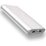 20000mAh Portable Power Bank 2 USB Ports Mobile Charger External Battery with Flashlight for iPhone 8X 8s 7 Plus 6s 6 Plus iPad Samsung Galaxy Smartphones Tablet and More (Gray Frame)