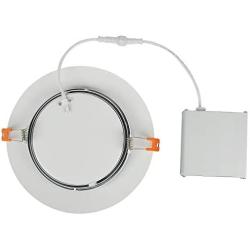 OSTWIN 6 Inch LED Gimbal Recessed Light with Junction Box 12W (60W Eqv) Dimmable Thin Adjustable LED Recessed Light 780lm, 5000K (Daylight), ETL and Energy Star Listed