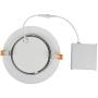OSTWIN 6 Inch LED Gimbal Recessed Light with Junction Box 12W (60W Eqv) Dimmable Thin Adjustable LED Recessed Light 780lm, 5000K (Daylight), ETL and Energy Star Listed