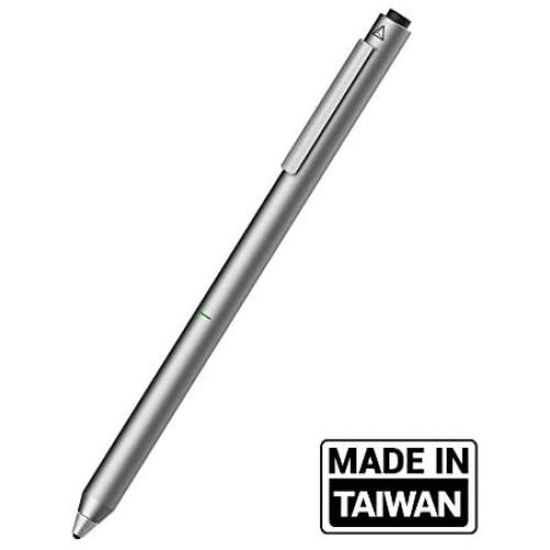 Adonit Dash 3 (Silver) - Capacitive Fine Point Stylus Pencil for iPad, iPad Pro, iPhone, Android, and Touch Screen Tablets