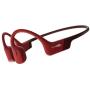 AfterShokz Aeropex Open-Ear Wireless Bone Conduction Headphones, IP67 Rated, Solar Red