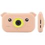 Mini Digital Camera for Kids Rechargeable Photo/Video Action Camcorder 8MP 1080P with 2.4 Inch HD Screen Support TF Card Three Consecutive Shots for Boys Girls Birthday (Pink)