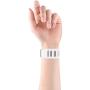 fastgo Compatible for Apple Watch Bands 38mm 40mm 42mm 44mm, Leather Stainless Steel Cuff Bracelet Strap Compatible for Iwatch Series 4 3 2 1 Women Girl Female Adjustable