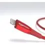 AmazonBasics Double Nylon Braided USB A Cable with Lightning Connector, Premium Collection, MFi Certified Apple iPhone Charger, 3 Foot, 2 Pack, Red AmazonBasics Double Nylon Braided USB A Cable with Lightning Connector, Premium Collection, MFi Certified Apple iPhone Charger, 3 Foot, 2 Pack, Red