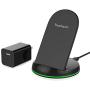 Yootech Wireless Charger, Qi-Certified 10W Max Wireless Charging Stand with QC3.0 AC Adapter, Compatible with iPhone SE 2020/11/11 Pro/11 Pro Max/XS/XR/XS MAX/X, Galaxy S20/Note 10/Note 10 Plus/S10/S9