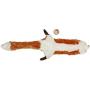 SPOT Ethical Pets Plush Skinneeez Fox 14-Inch Stuffingless Dog and cat squeaking Toy, Multicolor (5498)