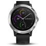 Garmin 010-01769-01 Vivoactive 3, GPS Smartwatch with Contactless Payments and Built-In Sports Apps, Black with Silver Hardware