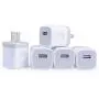 Single Port USB Wall Charger, GiGreen 1A/5V Power Adapter 5 Pack Charging Block Cube Plug Box Compatible Phone X/8/7/Xs/XR/6s/5/SE, Samsung S9/S8/S7/S6 Edge, Note 8, LG G5 V30, Moto, Pixel, Nexus, HTC