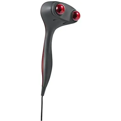 Compact Percussion Handheld Heated Massager | Adjustable Intensity, Dual Pivoting Heads | 2 Sets Interchangeable Nodes, Muscle Kneading for Back, Shoulders, Feet, Legs, Head & Neck | HoMedics Compact Percussion Handheld Heated Massager | Adjustable Intensity, Dual Pivoting Heads | 2 Sets Interchangeable Nodes, Muscle Kneading for Back, Shoulders, Feet, Legs, Head & Neck | HoMedics