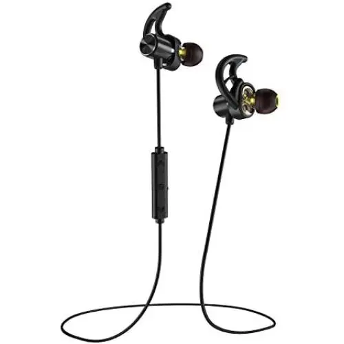 Phaiser BHS-790 Bluetooth Headphones with Dual Graphene Drivers and AptX Bluetooth 5.0 Sport Headset with Mic - Wireless Earbuds for Running - Sweatproof, Blackout Phaiser BHS-790 Bluetooth Headphones with Dual Graphene Drivers and AptX Bluetooth 5.0 Sport Headset with Mic - Wireless Earbuds for Running - Sweatproof, Blackout