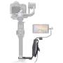 Zhiyun Mini Dual Grip, Transmount Single Handle Grip L Bracket Rig 1/4 Screw Connector for Zhiyun Crane 2 Crane Plus Crane M V2 Series DJI Ronin-S Handheld Gimbal Stabilizer + EACHSHOT Cleaning Cloth