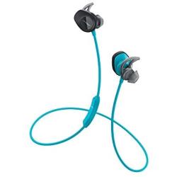 Bose SoundSport, Wireless Earbuds, (Sweatproof Bluetooth Headphones for Running and Sports), Aqua