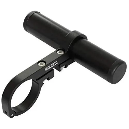 Mikeric Bike Handlebar Extender,Bicycle Handlebar Extension with Aluminum Alloy CNC Clamp and Long Tube can Assemble Light Lamp Bell Computer Phone Holder Space Saver Mikeric Bike Handlebar Extender,Bicycle Handlebar Extension with Aluminum Alloy CNC Clamp and Long Tube can Assemble Light Lamp Bell Computer Phone Holder Space Saver