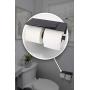 Neater Nest Reversible Toilet Paper Holder with Phone Shelf, Modern Style (Oil Rubbed Bronze, Double)