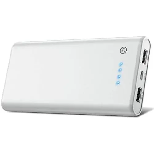 Portable Charger Power Bank【24800mAh】HETP High Capacity External Battery Pack with 4 LED Lights Ultra-Compact High-Speed Recharging Battery Charger for Smart Phone Android Phone Tablet and More- White Portable Charger Power Bank【24800mAh】HETP High Capacity External Battery Pack with 4 LED Lights Ultra-Compact High-Speed Recharging Battery Charger for Smart Phone Android Phone Tablet and More- White