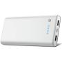 Portable Charger Power Bank【24800mAh】HETP High Capacity External Battery Pack with 4 LED Lights Ultra-Compact High-Speed Recharging Battery Charger for Smart Phone Android Phone Tablet and More- White