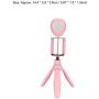 fosa Fill Light, Three-Gear Adjustment Brightness Foldable Selfie Light with Tripod and Phone Holder,Fill Light Lamp for Mobile Phone Below 6 Inches