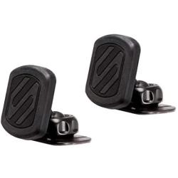 SCOSCHE MAGKIT MagicMount Universal Magnetic Mount Holder for Mobile Devices, Black (Pack of 2)