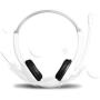 On Ear Headphones, Stereo Headphone 3.5mm Wired Music Gaming Computer Mobile Phone Headset with Mic - Black Double Plug