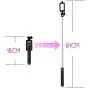 Mpow Selfie Stick Bluetooth, Lightweight Extendable 31.9 Inch Monopod with Bluetooth Remote Compatible iPhone 11/11 Pro Max/ XS/XS Max/XR/X/8/8P/7/7P/6s,Galaxy S10/ S9/8/7/6/Note 10 And More, Pink