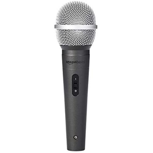 AmazonBasics Dynamic Vocal Microphone – Cardioid