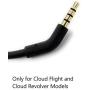 TNE Replacement Cloud Flight/Revolver Game Mic 3.5mm Microphone Boom for Kingston HyperX Cloud Flight and HyperX Cloud Revolver/Revolver S PS4 Xbox One Computer PC Mac Gaming Headsets