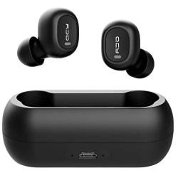 Wireless Earbuds, QCY Wireless Bluetooth Earbuds 5.0 3D Stereo Sound True Wireless Headphones with Built-in Microphone, Instant Pairing Earphones with Portable Charging Case for All Mobile Systems