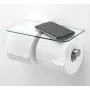 JackCubeDesign Toilet Paper Holder Roll Tissue Dual Dispenser Bathroom Kitchen Roll Holder, Shelf Dual Holder for Mobile Phone, Tissue Hanger -Wall Stainless Steel MK428D (Glass Type2) JackCubeDesign Toilet Paper Holder Roll Tissue Dual Dispenser Bathroom Kitchen Roll Holder, Shelf Dual Holder for Mobile Phone, Tissue Hanger -Wall Stainless Steel MK428D (Glass Type2)