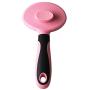 Cat Brush for Shedding, Slicker Pet Grooming Brush for Cat and Small Medium Dog, Self Cleaning Slicker Brush (Pink)