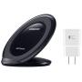 Samsung Qi Certified Fast Charge Wireless Charging Pad + Stand - Supports wireless charging on Qi compatible smartphones - Black