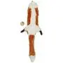SPOT Ethical Pets Plush Skinneeez Fox 14-Inch Stuffingless Dog and cat squeaking Toy, Multicolor (5498)