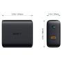 USB C Charger AUKEY 60W PD 3.0 Charger [ GaN Power Tech ] Power Delivery Wall Charger Fast Charger with Foldable Plug for MacBook Pro/Air, Dell XPS 13, HP Spectre, iPhone 11 Pro Max, iPad Pro and More