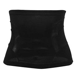 Postnatal Belly Band, High Waist Postpartum Breathable Mesh Waist Trainer Abdomen Tightening Belt Body Shaping Waist Belt(XL-Black)