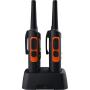 Cobra RX680 2 Watt Rugged Walkie Talkies - Waterproof & Dustproof, Rechargeable, Long Range up to 38-Mile Two Way Radio with NOAA Weather Alert & VOX (2 Pack)