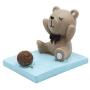 Amamcy Cute Polar Bear Cell Phone Holder Stand, Smartphone Desk Holder for iPhone Xs/Max/XR/X/8/8 Plus/Google Pixel/Samsung Galaxy Note