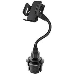 Cellet Universal Car Cup Holder Mount for Apple iPhone Xr Xs Max X 8 8 Plus 7+ Samsung Note 10 9 8 Galaxy S10 + S9 S9PLUS S8 S8 Plus LG G7 G6 V30 Q7+ Stylo 4 V35 Moto G6 X4 Extra Long Goose-Neck