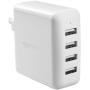 AmazonBasics 40W 4-Port Multi USB Wall Charger, White