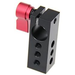 CAMVATE 15mm Rod Clamp Holder with 1/4" Thread for DSLR Rig Rail Support Magic Arm Monitor