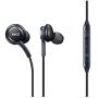 OEM Stereo Headphones with in-line Remote & Microphone for Samsung Galaxy S8, S8 Plus S9, S9 Plus Note 8 Note 9 [Grey] Bulk Packaging