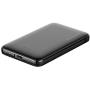 Jellysub 5000mah Ultra Compact Slim Portable Charger, Minimalist Power Bank with 2 Built-in Cables for iPhone 11, Airpods, Switch, Samsung Galaxy S20 Phone etc.（Black）