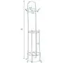 Tangkula Toilet Paper Holder Stand, Chrome Finish and Iron Framework, No Assembly Required, Free Standing Toilet Paper Roll Holder with Dispenser for Bathroom Storage (Silver) Tangkula Toilet Paper Holder Stand, Chrome Finish and Iron Framework, No Assembly Required, Free Standing Toilet Paper Roll Holder with Dispenser for Bathroom Storage (Silver)