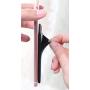 CA+ [Two] Stretch Card Sleeves Stick On Wallet for Cell Phone Card Holder Adhesive Sticker ID Credit Card Holder for Back of Phone (Black + Mint)