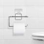 SPACEREST Adhesive Toilet Paper Holder with Shelf - SUS 304 Stainless Steel Toilet Paper Roll Holder -Chrome