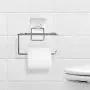 SPACEREST Adhesive Toilet Paper Holder with Shelf - SUS 304 Stainless Steel Toilet Paper Roll Holder -Chrome SPACEREST Adhesive Toilet Paper Holder with Shelf - SUS 304 Stainless Steel Toilet Paper Roll Holder -Chrome