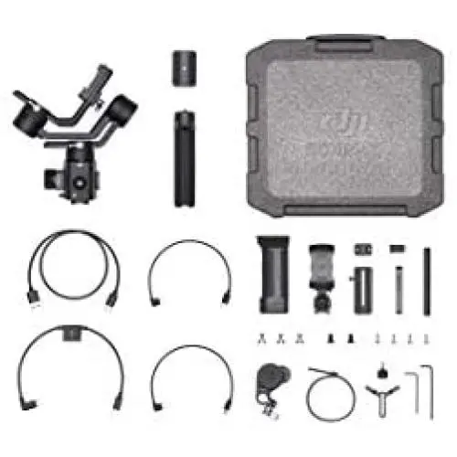 DJI Ronin-SC Pro Combo - Camera Stabilizer 3-Axis Gimbal Handheld for Mirrorless Cameras up to 4.4 lbs / 2kg Payload for Sony Panasonic Lumix Nikon Canon with Focus Wheel, Black DJI Ronin-SC Pro Combo - Camera Stabilizer 3-Axis Gimbal Handheld for Mirrorless Cameras up to 4.4 lbs / 2kg Payload for Sony Panasonic Lumix Nikon Canon with Focus Wheel, Black