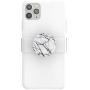 PopSockets PopGrip Slide for iPhone 11 Pro Max Apple Silicone Case - Clear Day
