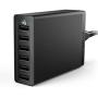USB Wall Charger, Anker 60W 6 Port USB Charging Station, PowerPort 6 Multi USB Charger for iPhone Xs/Max/XR/X/8/7/Plus, iPad Pro/Air 2/Mini/iPod, Galaxy S9/S8/S7/Edge/Plus, Note, LG, HTC, and More