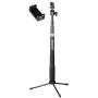 Smatree Q3 Telescoping Selfie Stick with Tripod Stand Compatible for GoPro Hero Fusion/8/7/6/5/4/3+/3/Session/GOPRO Hero 2018/DJI OSMO Action Camera,SJCAM,AKASO,Xiaomi Yi and Cell Phone